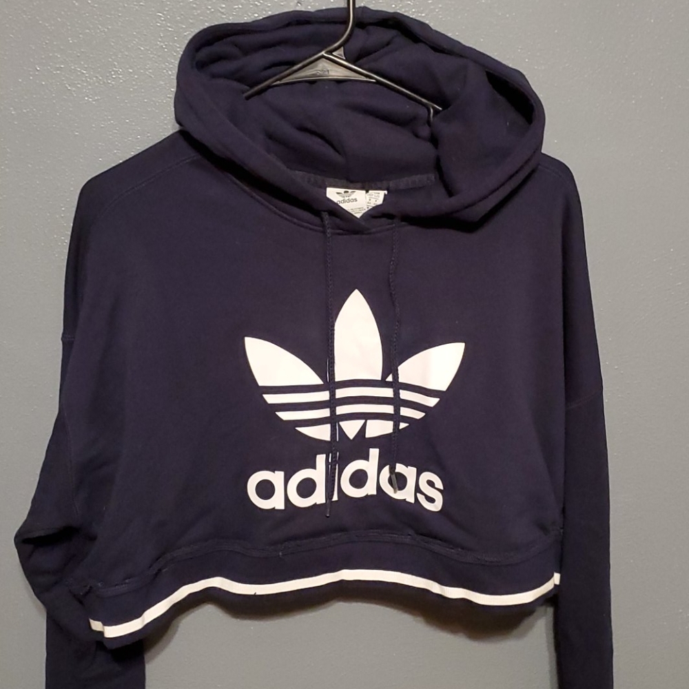Cropped Adidas Hoodie
